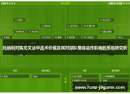 托纳利对阵尤文法甲战术价值及其对球队整体运作影响的系统研究析